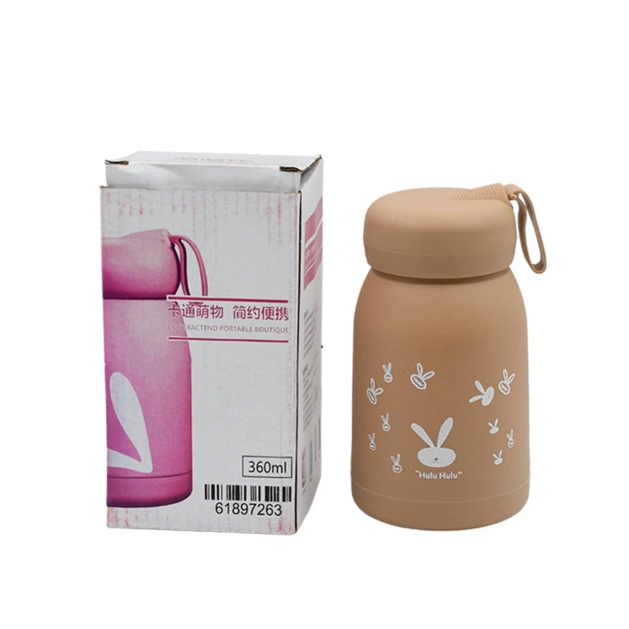 Rabbit Water Bottle 330ml – Cute Insulated Flask for Kids & Adults